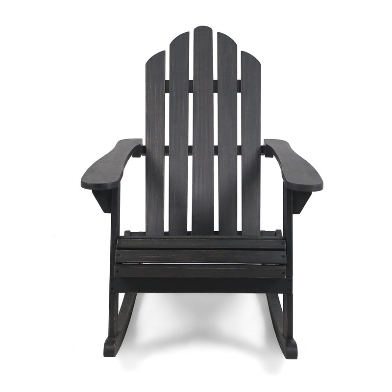 Echoes - Outdoor Acacia Wood Adirondack Rocking Chair