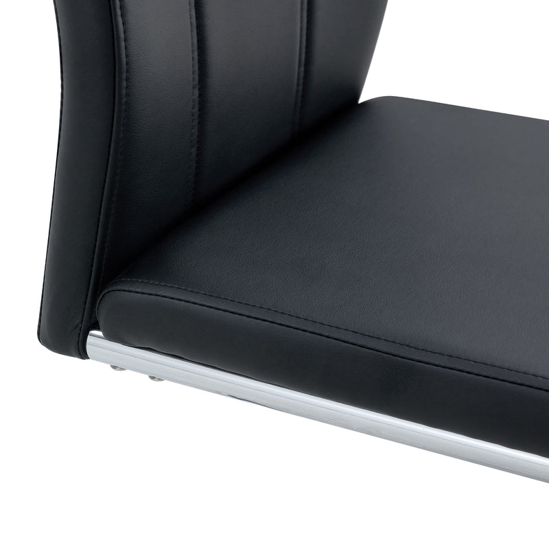 Modern Dining Chairs With High Backrest And Sturdy Legs