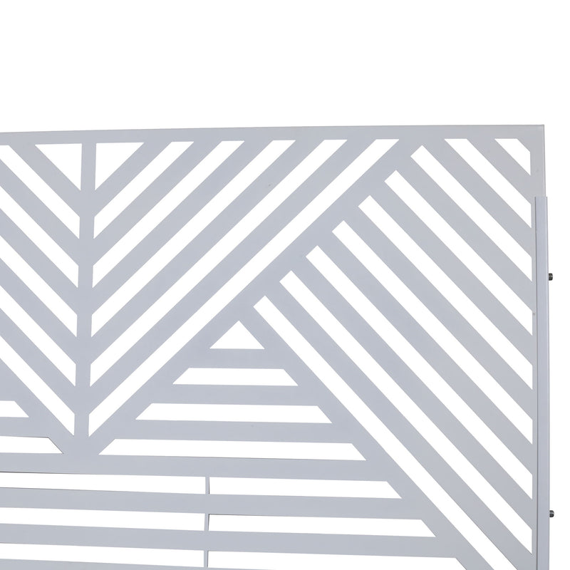 Freestanding Outdoor & Indoor Freestanding Metal Privacy Screen