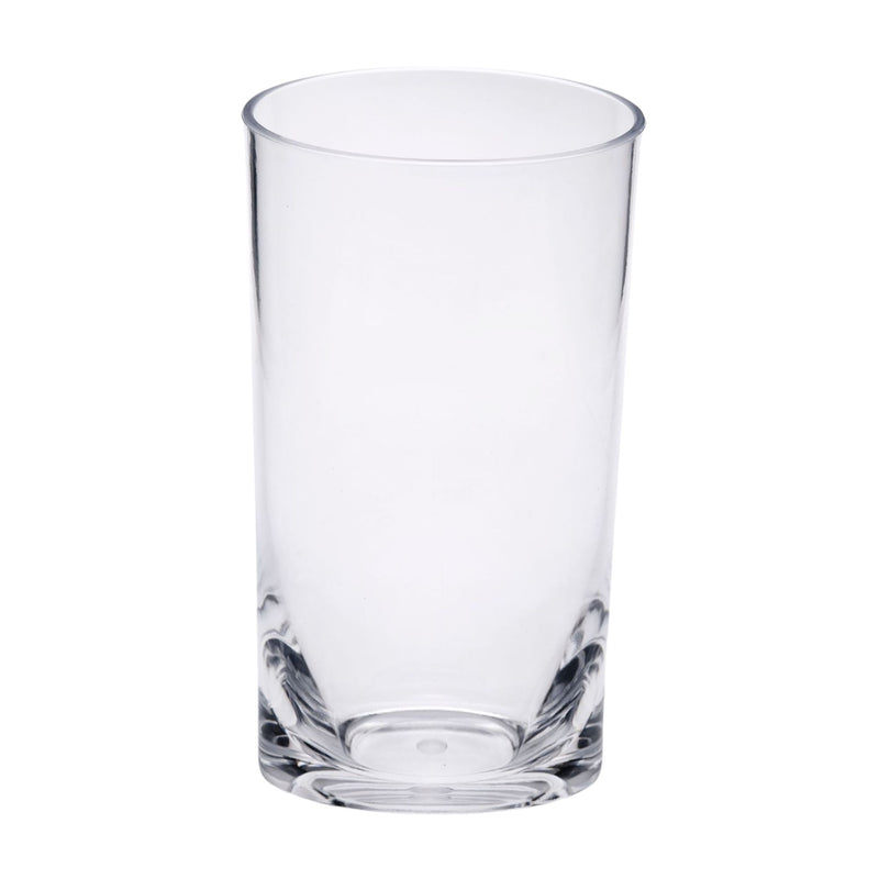 Halo - Leading Ware Oval Tritan Glasses (Set of 4) Hi Ball 15Oz Plastic Bpa Free - Clear
