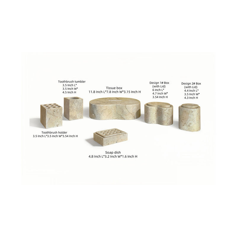Elegant Bathroom Accessories Set