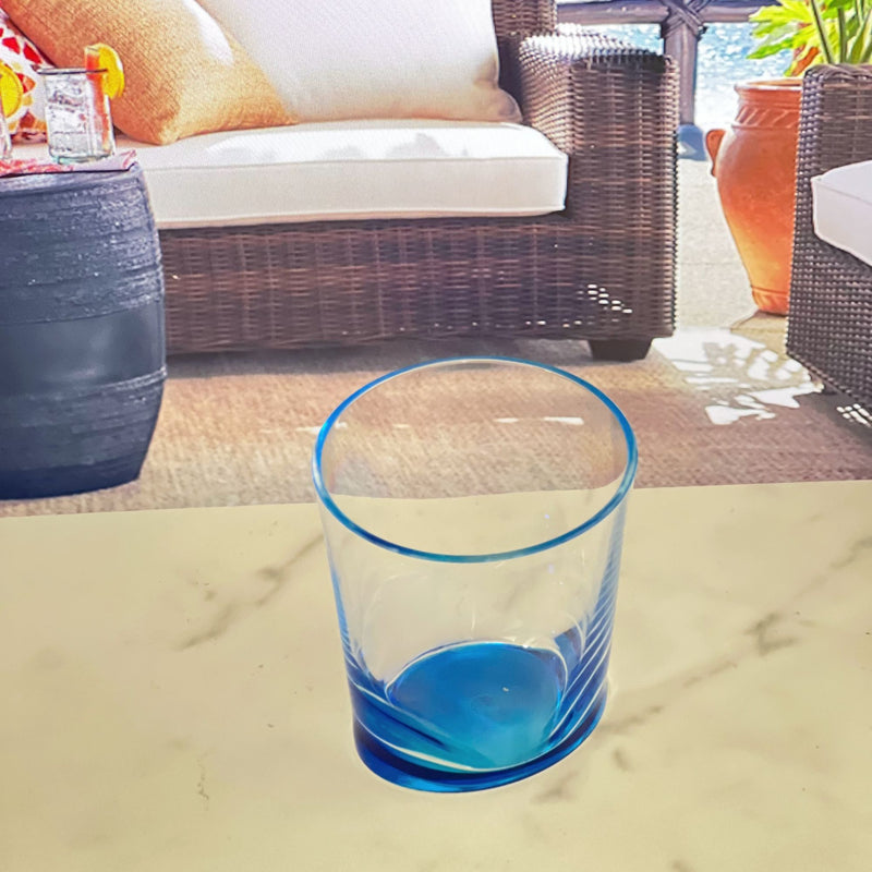 Oval Halo Acrylic Glasses (Set of 4)