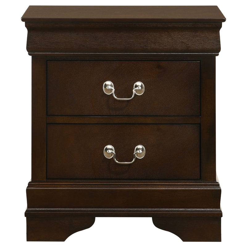 Demetra - 2 Drawer Nightstand - Cappuccino