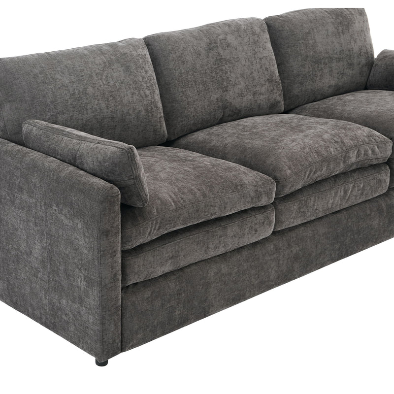 Cozy Upholstered Cushion Loveseat Sofa For Living Room