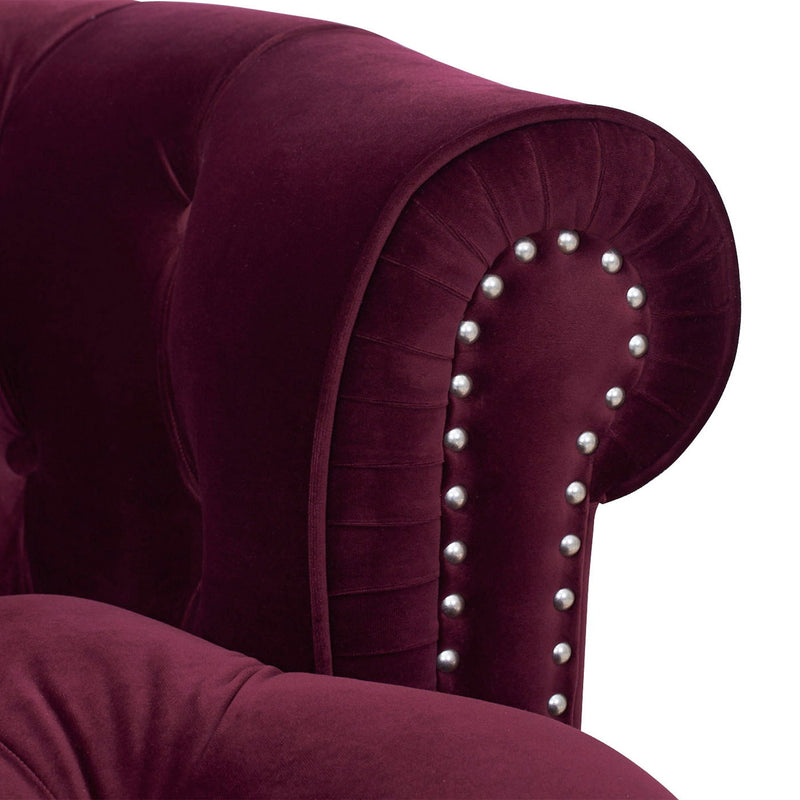 La Rosa - Victorian Chesterfield Tufted Sofa