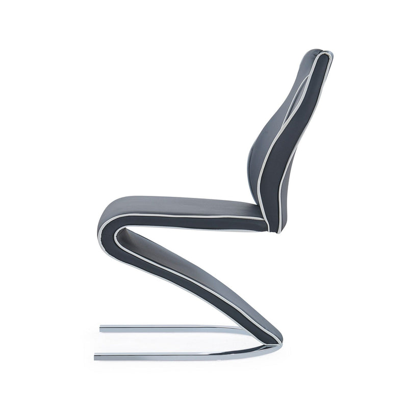 Anne - Dining Chairs (Set of 2) - Gray Pu