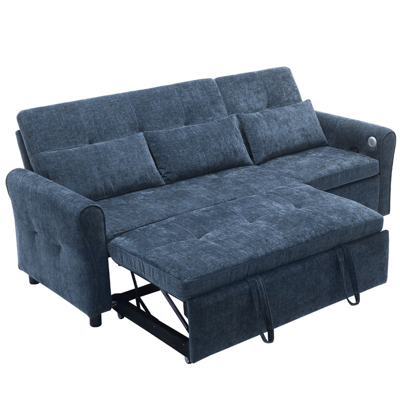 3 Seater Sofa Bed And Reversible Recliner