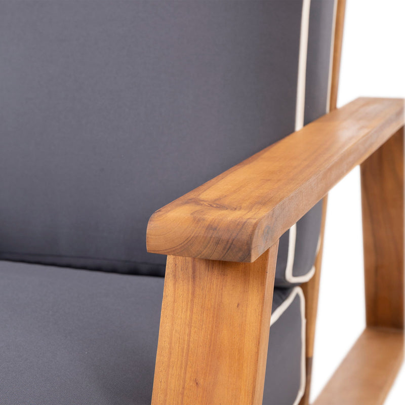 Patio Lounge Chair, Outdoor Club Chair