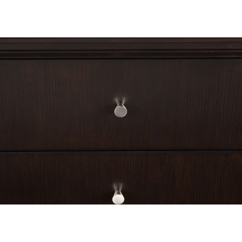 Niguel - 2 Drawer Nightstand With Felt Lined Top Drawer - Brown
