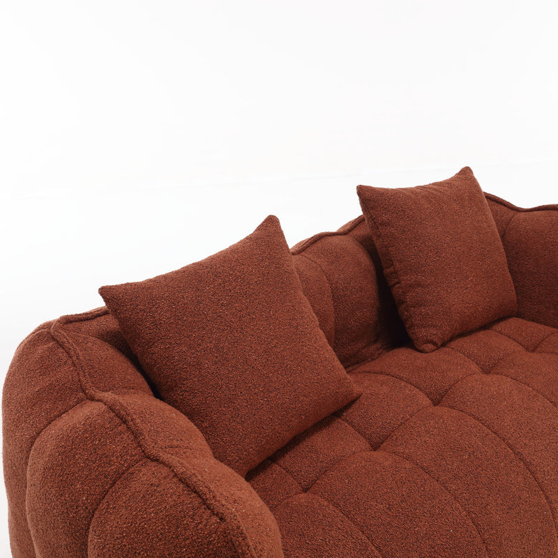 Cozy Beanbag Chair With High Resilience Foam Core For 2