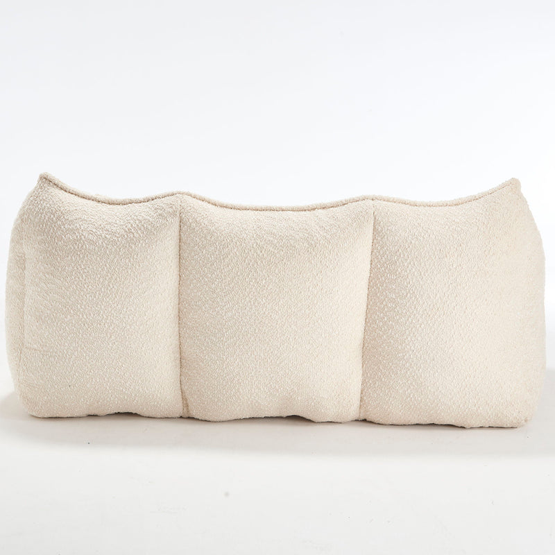 Comfortable Dual Beanbag Chair With High Resilience Foam Core For 2 People