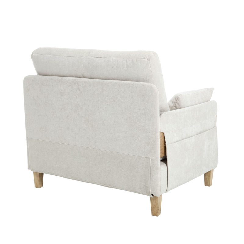 Mid Century Modern Foldable Sofa Bed, 3 In 1 Convertible Sleeper With 3 Pillows