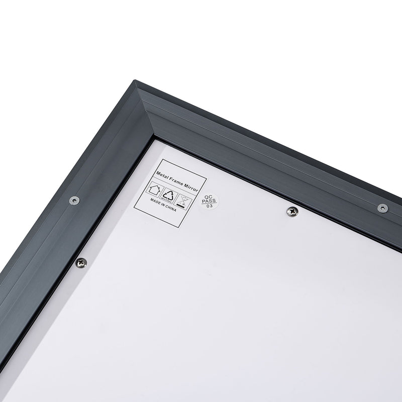 LED Bathroom Beveled Mirror, 3000 - 6000K Gradient Front And Backlit LED Mirror For Bathroom, 3 Colors Dimmable, Ip54 Enhanced Anti Fog