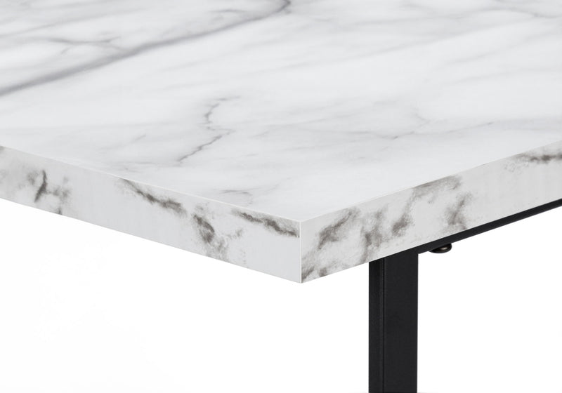 Computer Desk For Home Office, Laptop, Storage Shelves, Contemporary Versatile Placement - White
