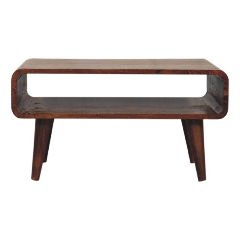 Solid Wood Open Media Unit