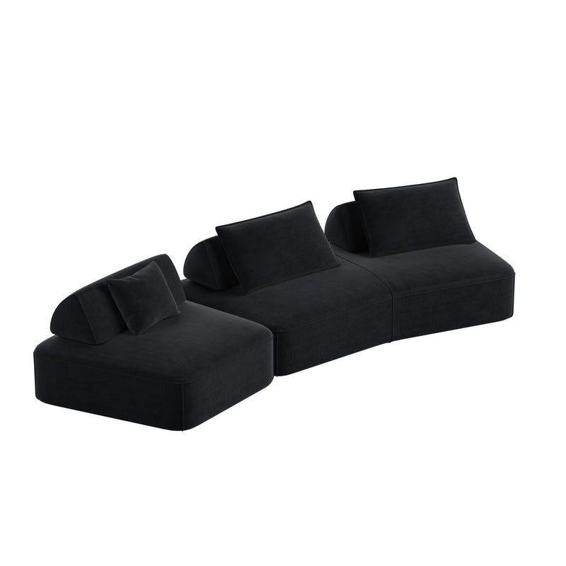 Modern Luxury Oversized Modular Sectional Sofa Set