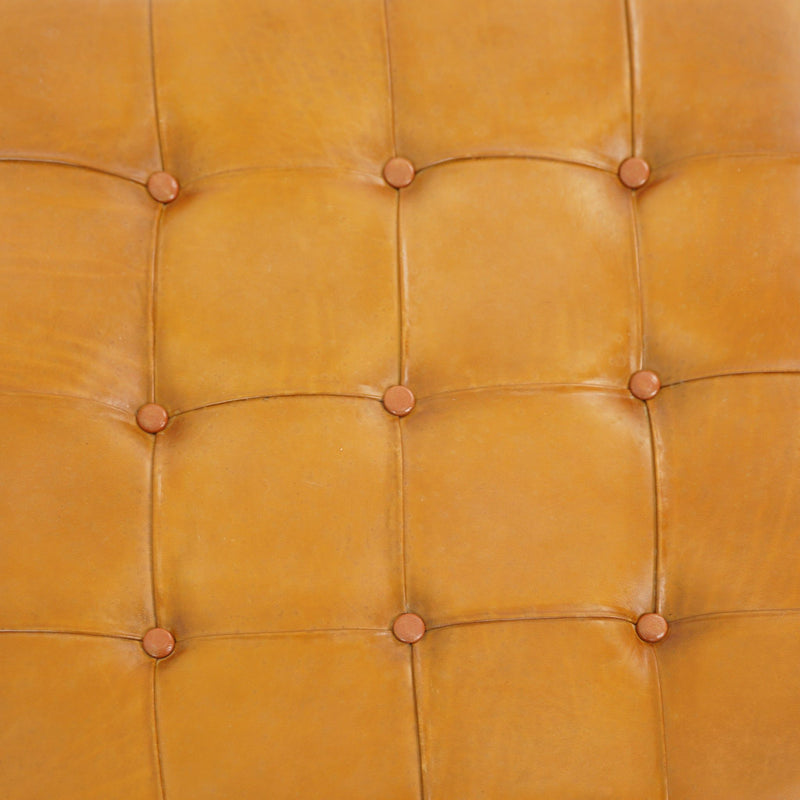 Benjiro - Square Ottoman - Tan