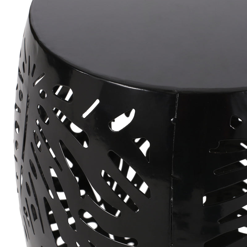 Modern Design Metal End Table, Large
