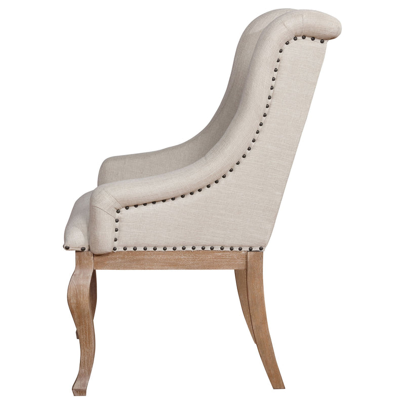 Fremont - Upholstered Dining With Button Tufted (Set of 2) - Brown