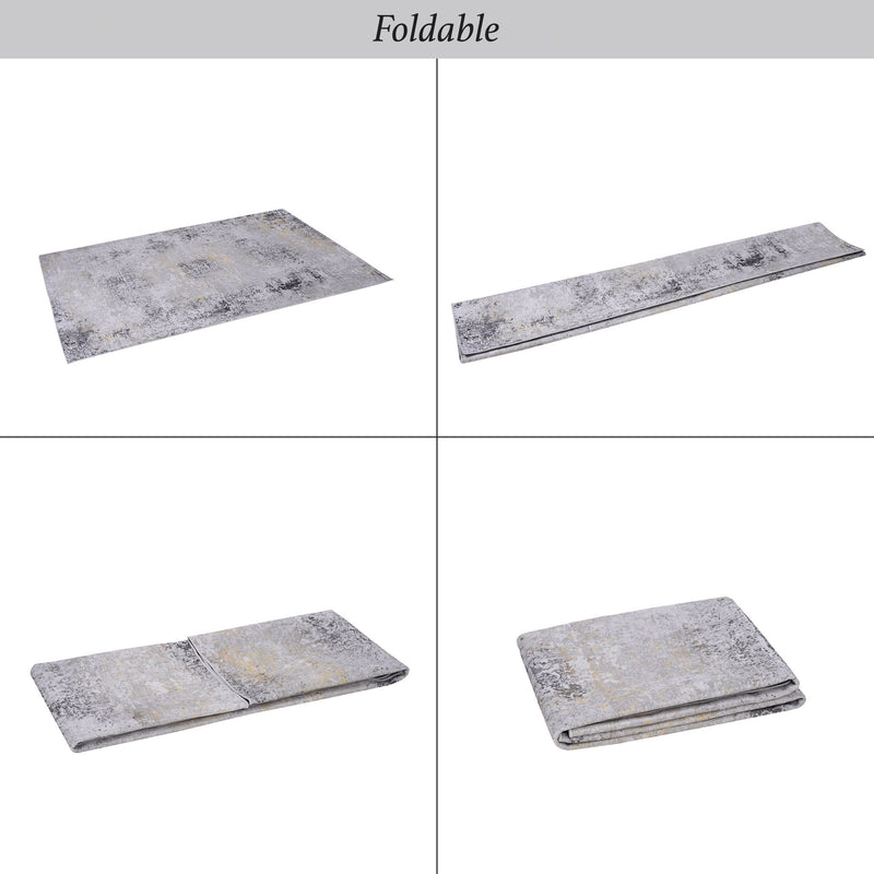 Maval - 8' X 10' Area Rug Washable - Gray