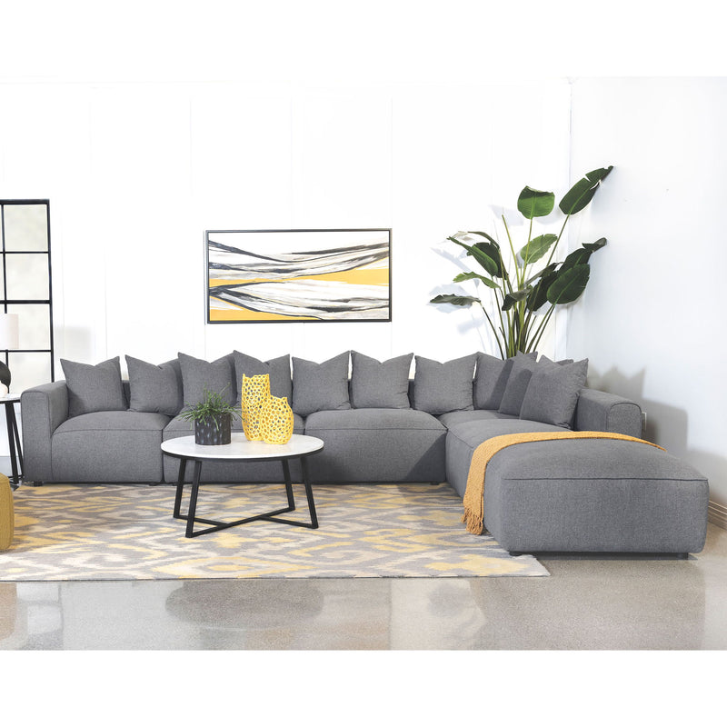 Amherst - Modular Sectional With Cushions - Gray