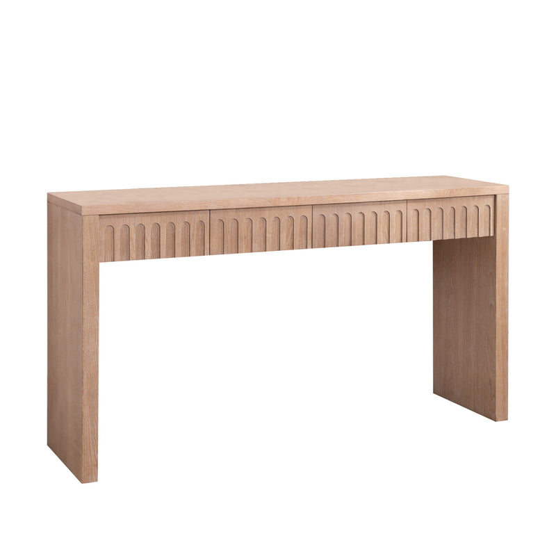 Modern Console Table With 4 Drawers, Entryway Table