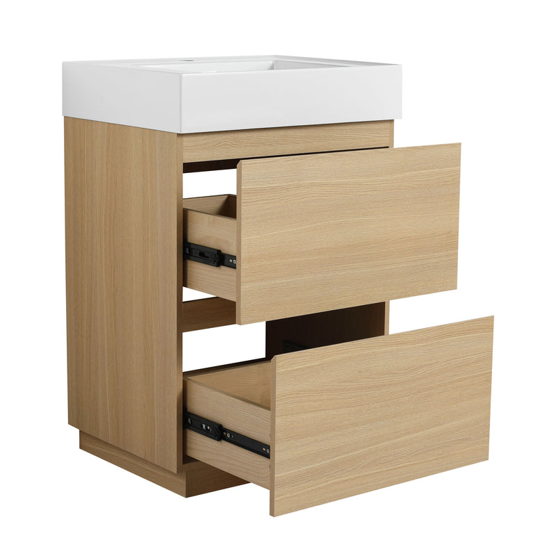 Modern Freestanding Bathroom Vanities With Single Sink Combo