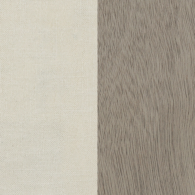 Upholstered Dining Chair With Rolled Edge Seat Back (Set of 2) - Beige