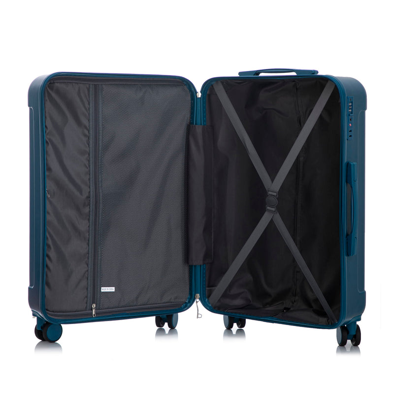 Spinner Luggage Set 20" / 24"/ 28", Lightweight Hard Shell With 360° Silent Wheels