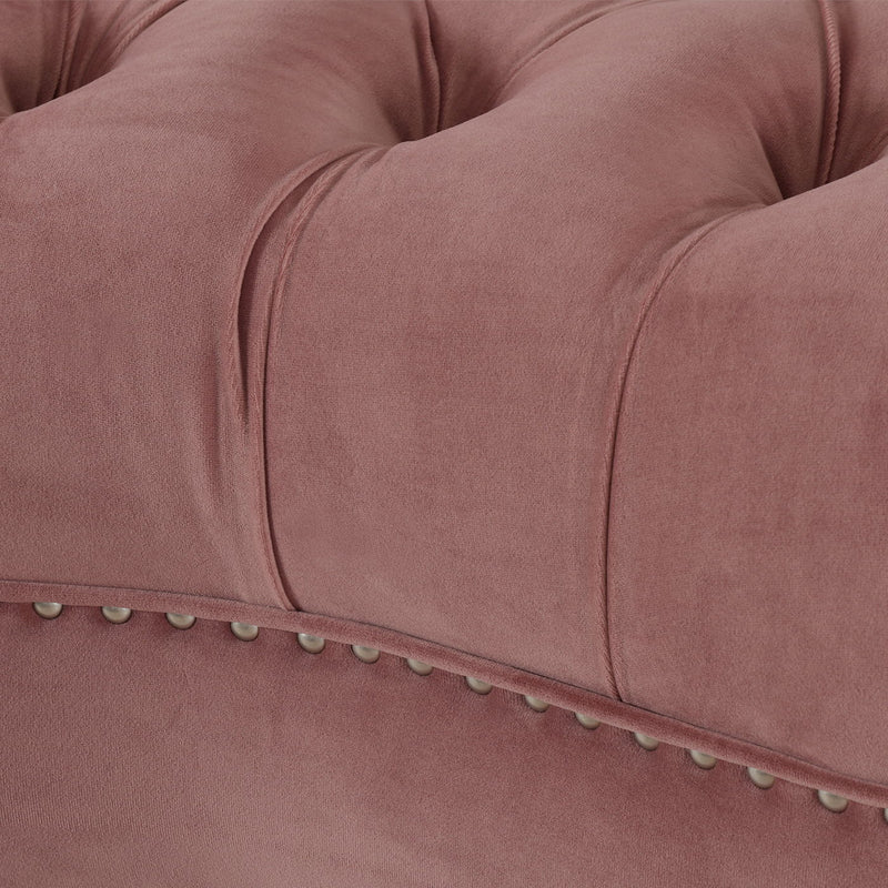 La Rosa - Victorian Tufted Upholstered Accent Chair