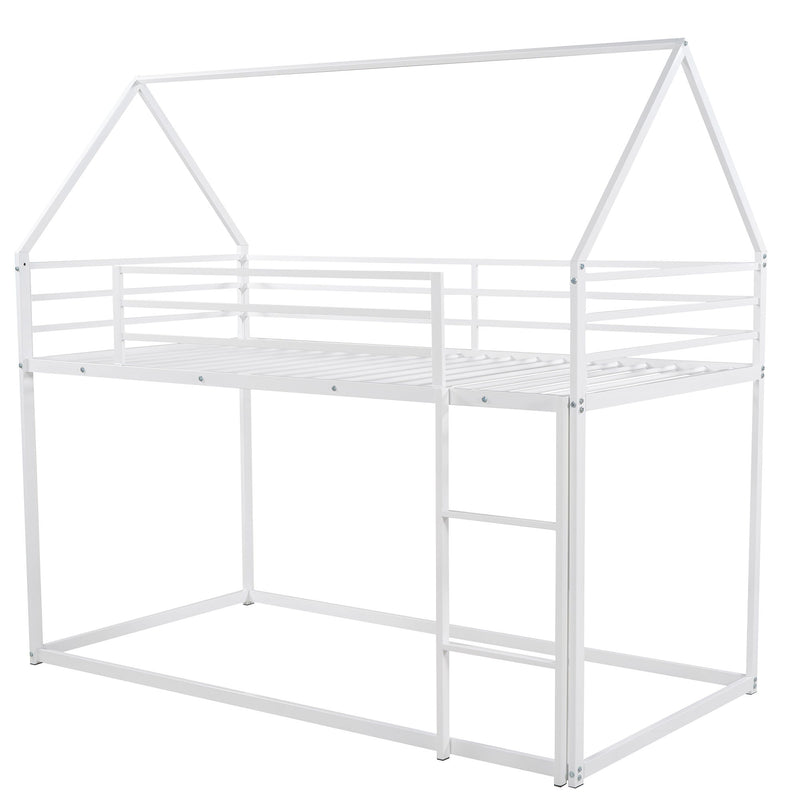 House Bunk Bed With Built In Ladder