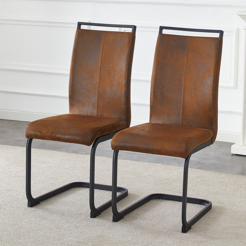 Dining Chairs With Ergonomic Backrest