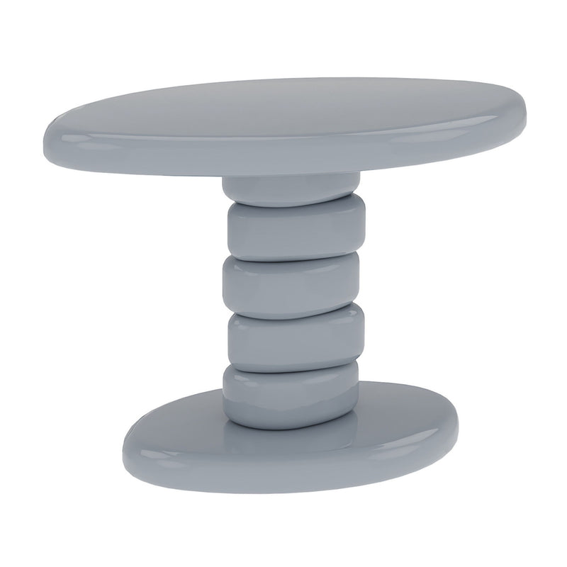 Stacked Cobblestone End Table
