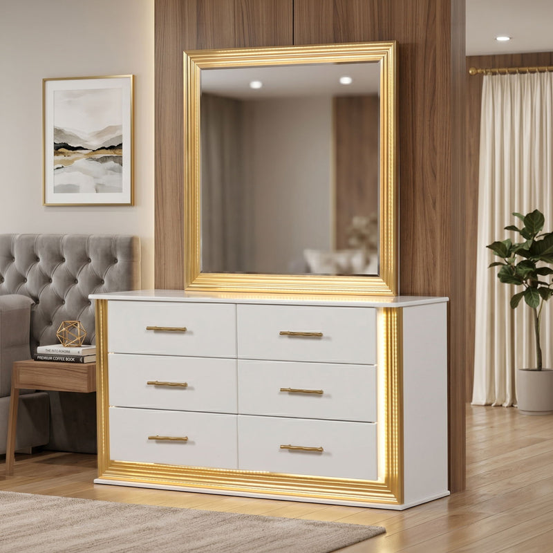 Obsession - Bedroom Set With LED