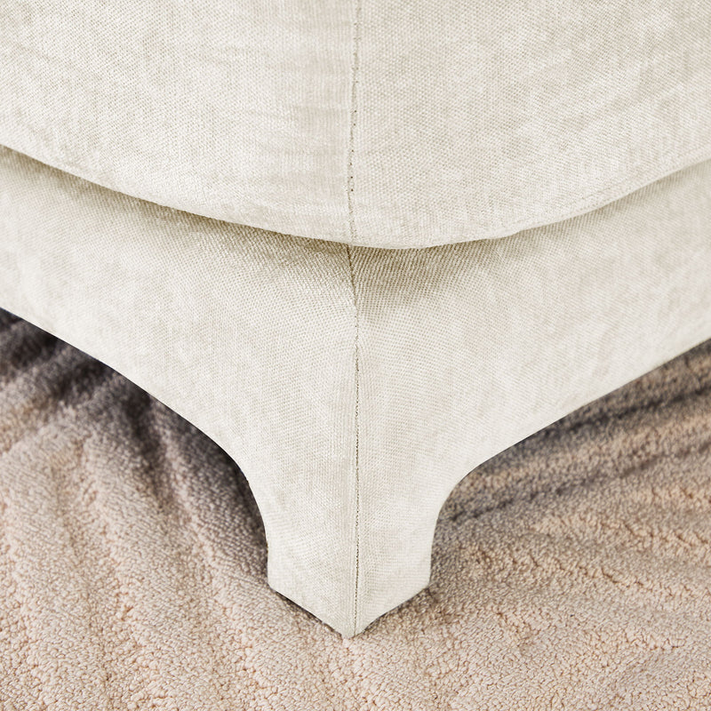 Elegant Sofa With Ergonomic Design And Lumbar Pillows