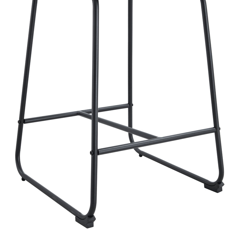 Retro Bar Chairs, Comfortable Stools (Set of 2)