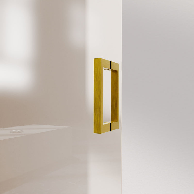 Frameless Single Sliding Shower Door, Sgcc Tempered Glass, Reversible