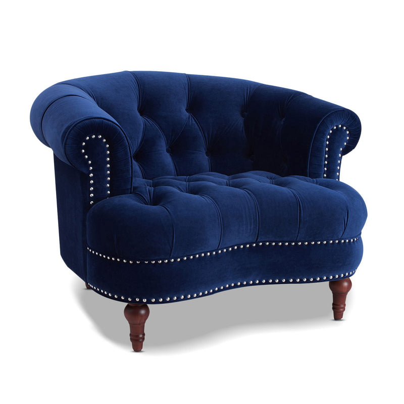 La Rosa - Victorian Tufted Upholstered Accent Chair