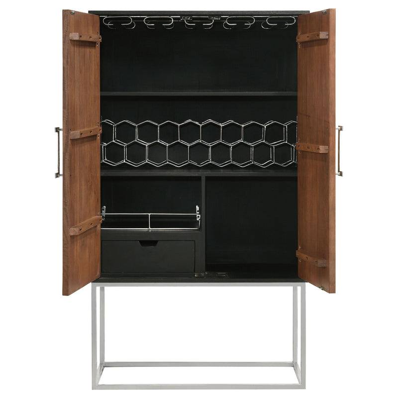 Washoe - 2 Door Bar Cabinet - Walnut
