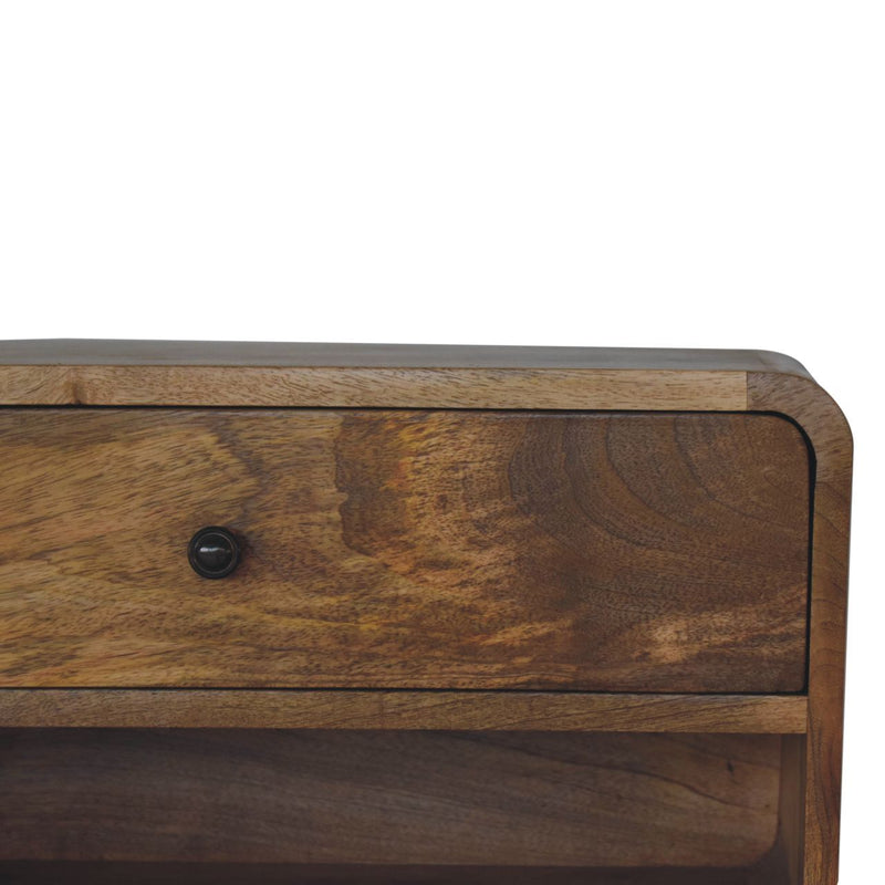 Curve Upper Slot Floating Nightstand