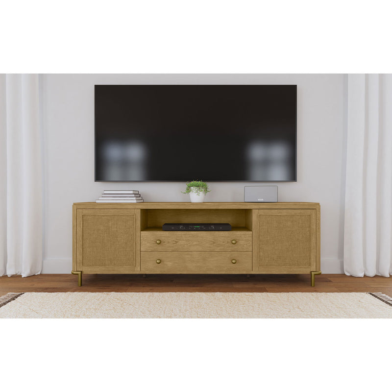 Benson - 2 Door TV Stand With Dual Drawers