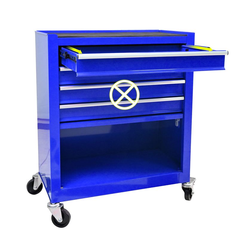 4 Drawers Multifunctional Tool Cart With Wheels