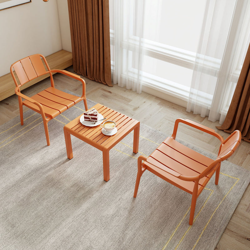 3 Piece Indoor / Outdoor Leisure Table And Chair Set