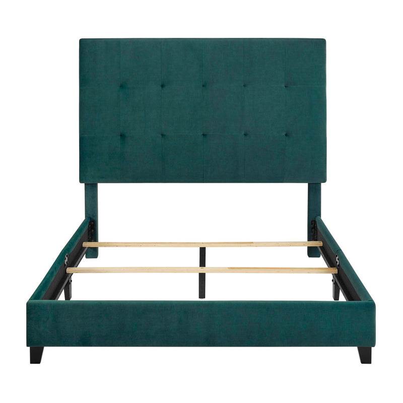 Tufted Upholstered Headboard Platform Bed