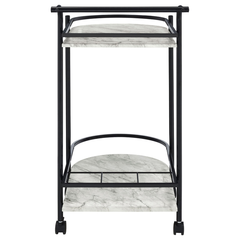 Serving Cart With Wine Rack
