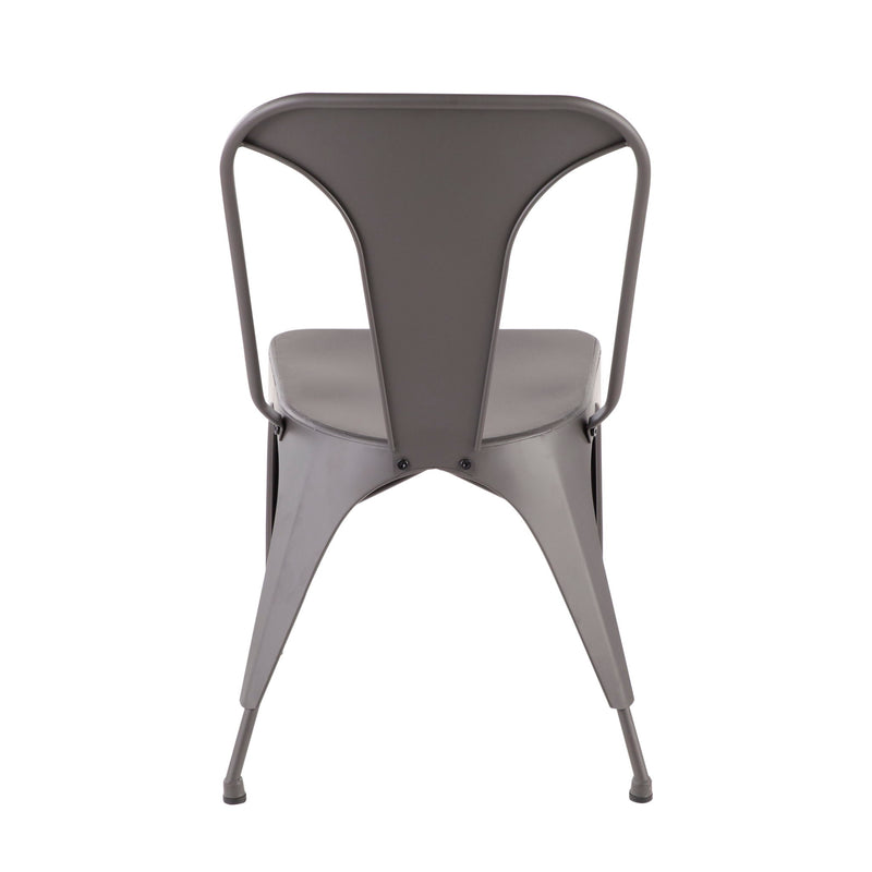 Austin - Industrial Dining Chair (Set of 2) - Gray
