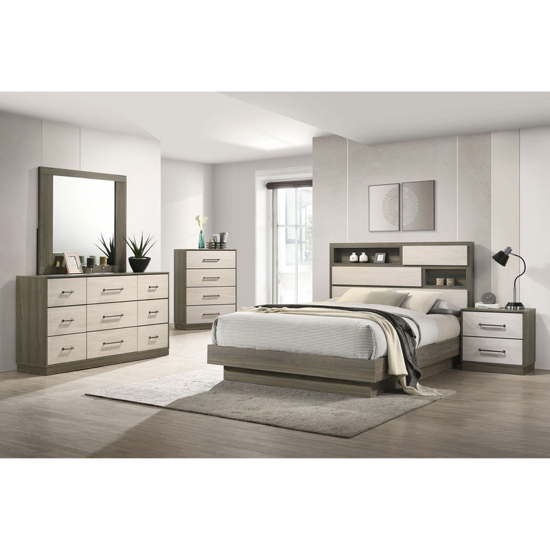 Edmondson - 4 Drawer Chest - Natural / Gray