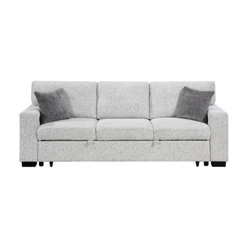 Prato - Sofa With Pull Out Sleeper And USB - Gray
