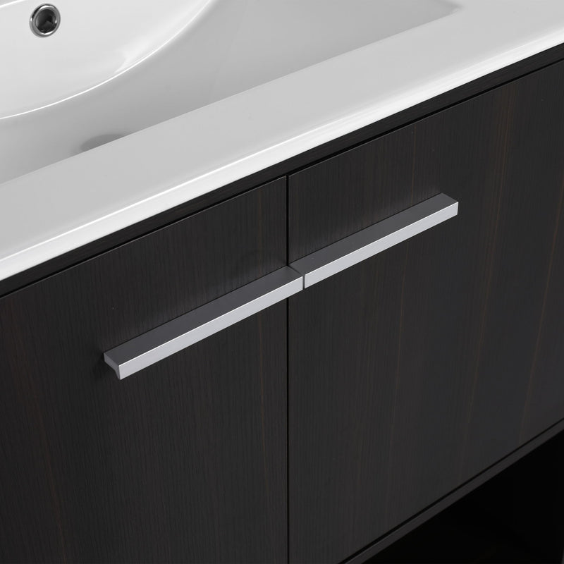 Modern Freestanding Bathroom Vanity With 2 Doors