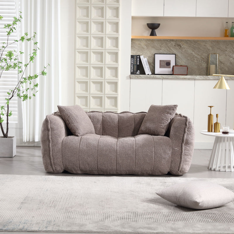 Cozy Beanbag Chair With High Resilience Foam Core For 2